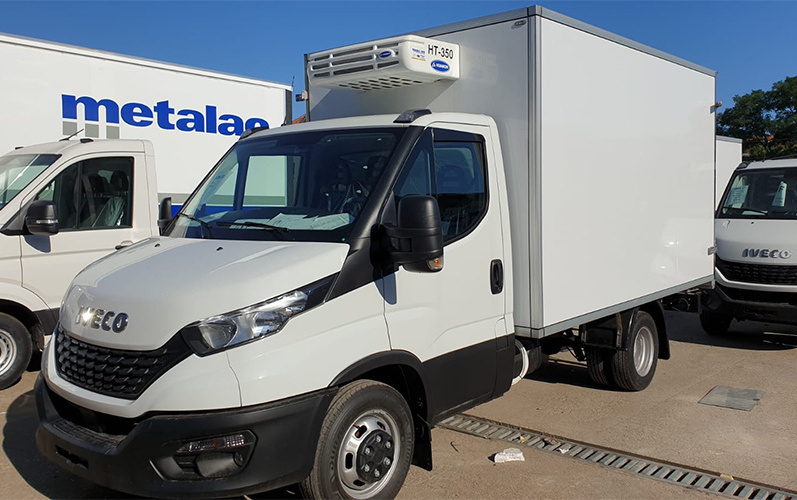 Установленная на автофургон холодильная установка Huabon HT-350, фото 1