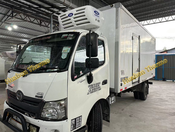 Установленная на автофургон холодильная установка Huabon HT-680