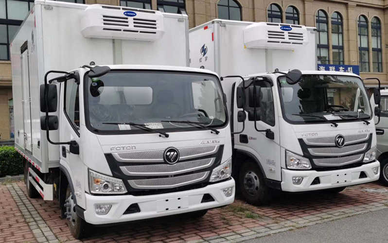 Установленные на автофургоны холодильные установки Huabon HT-680C