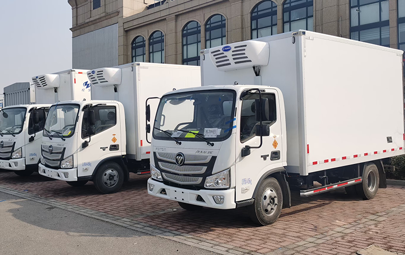 Установленная на автофургон холодильная установка Huabon HT-580, фото 1