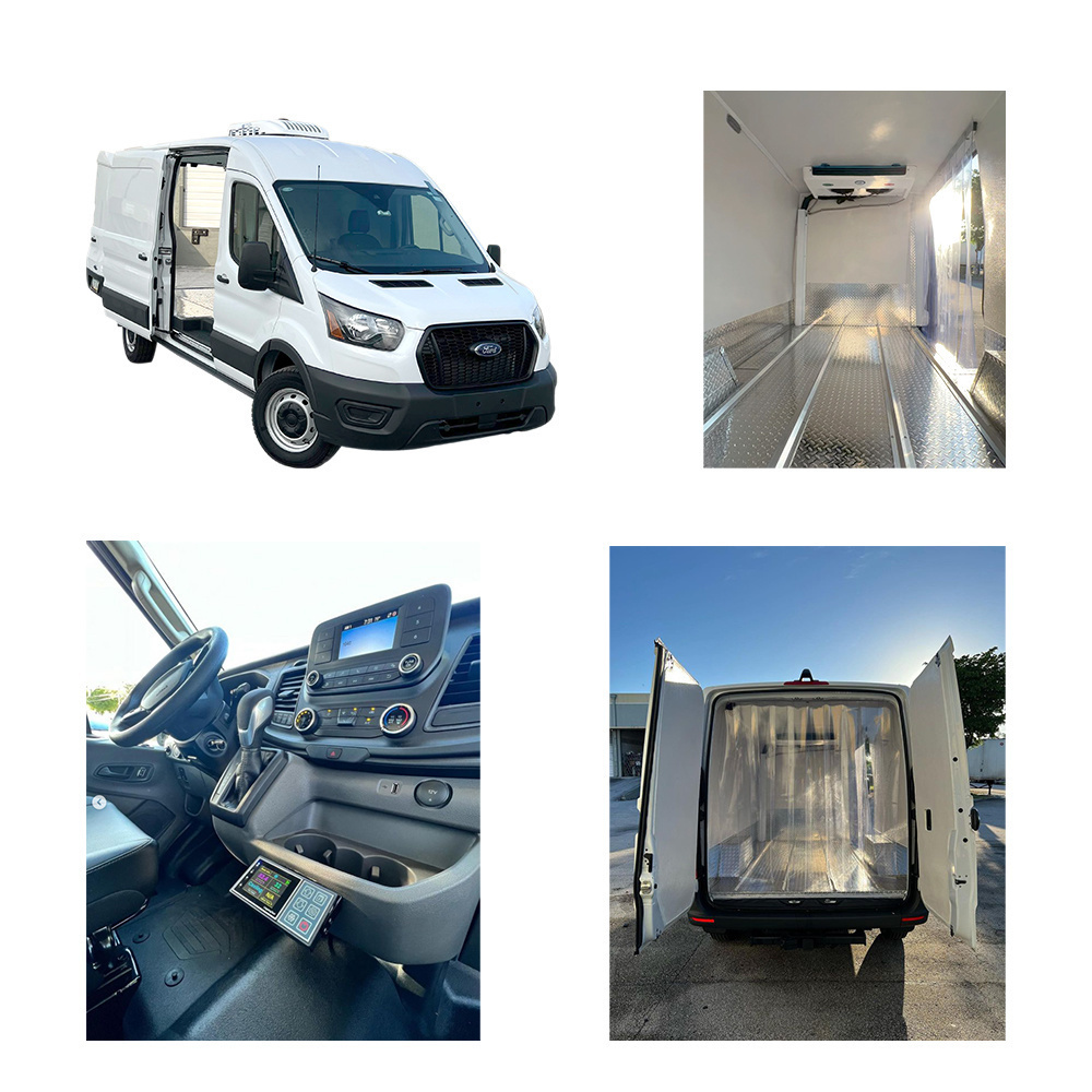 Компоновка холодильных установок аккумуляторных Хуабон на крышу авто