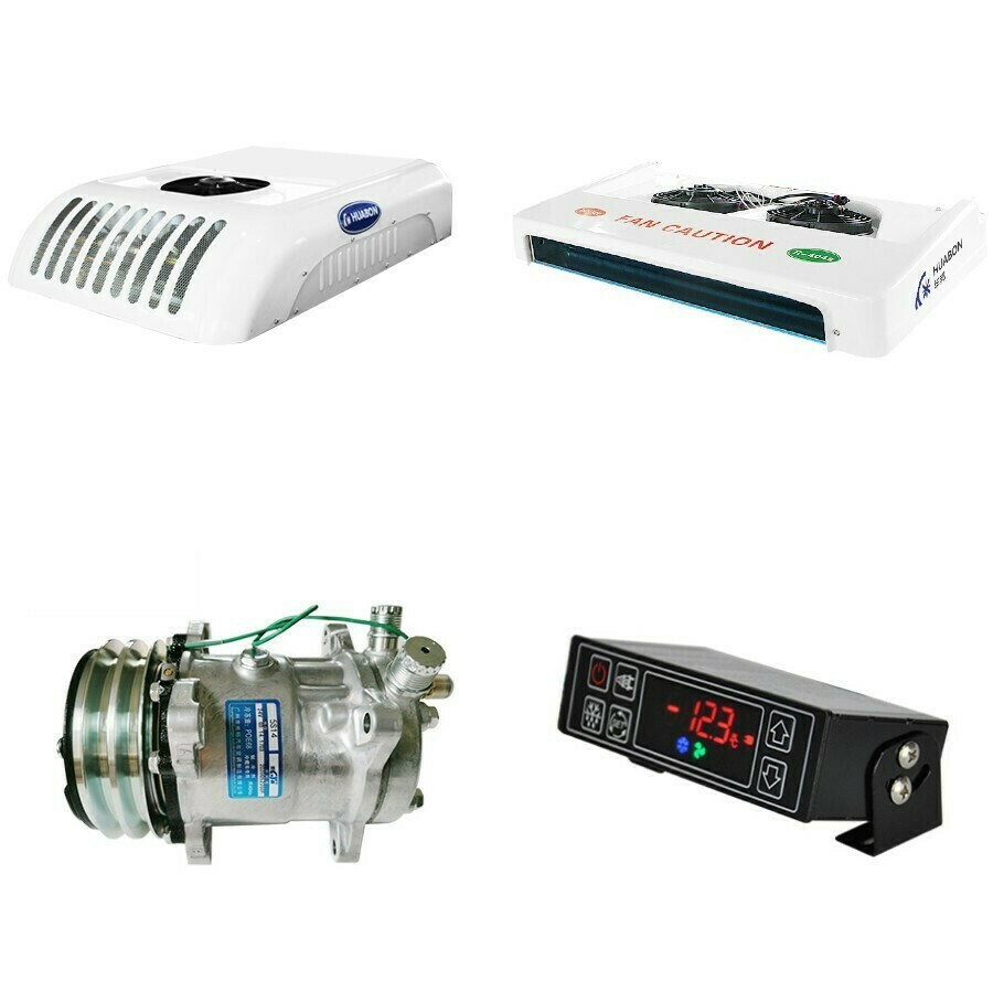 Компоновка холодильных установок с приводом от двигателя и резервным режимом Хуабон на крышу авто